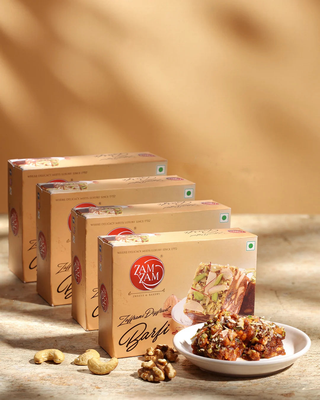 Zaffrani Dryfruit Barfi