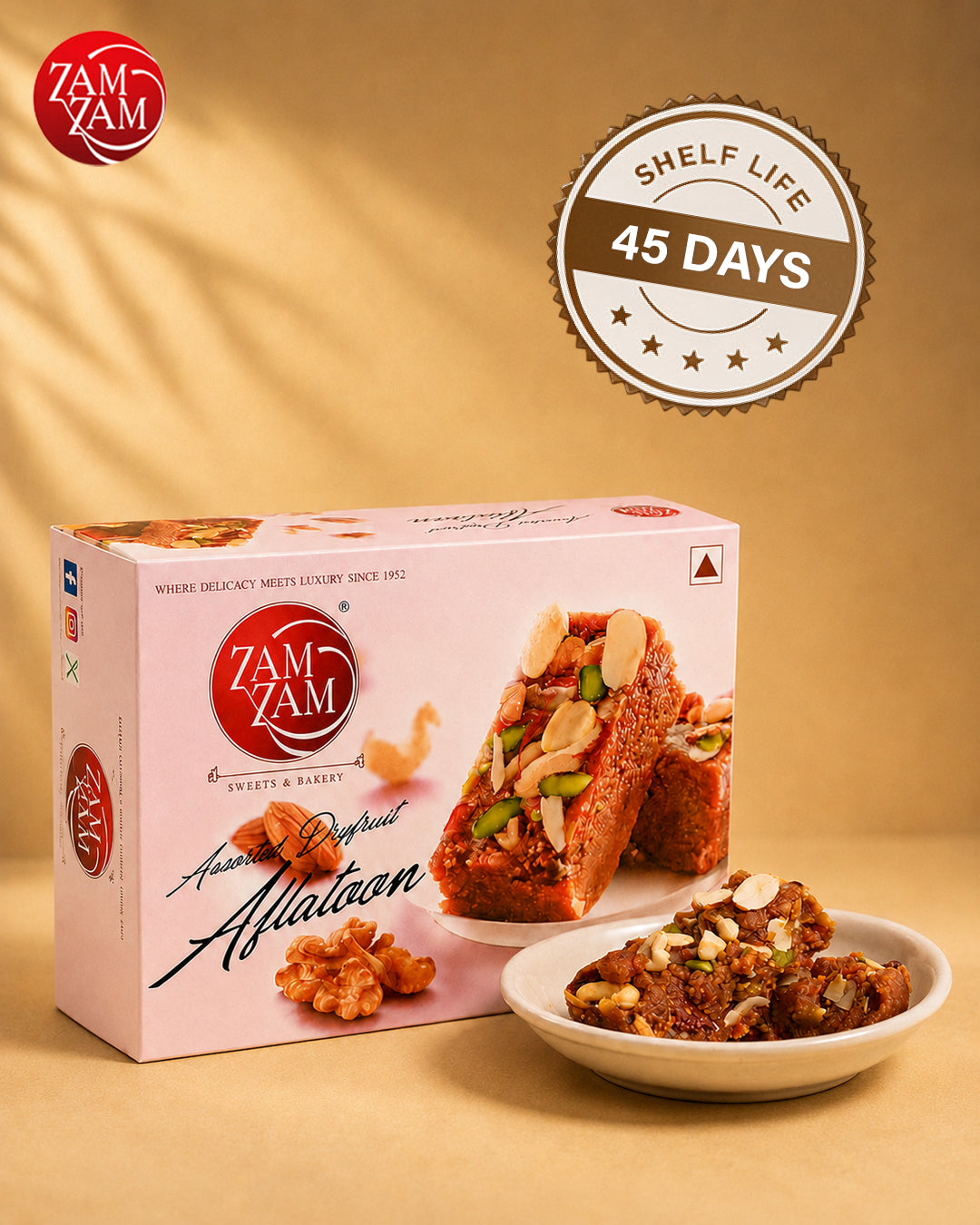 Assorted Dry Fruit Aflatoon - 250g