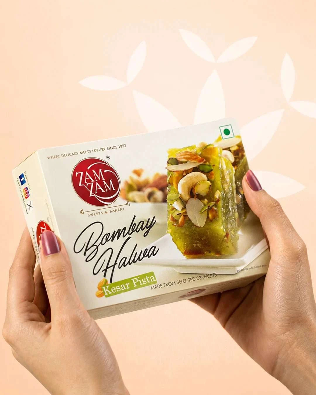 Bombay Kesar Pista Halwa - 250g - ZAMZAMSWEETS