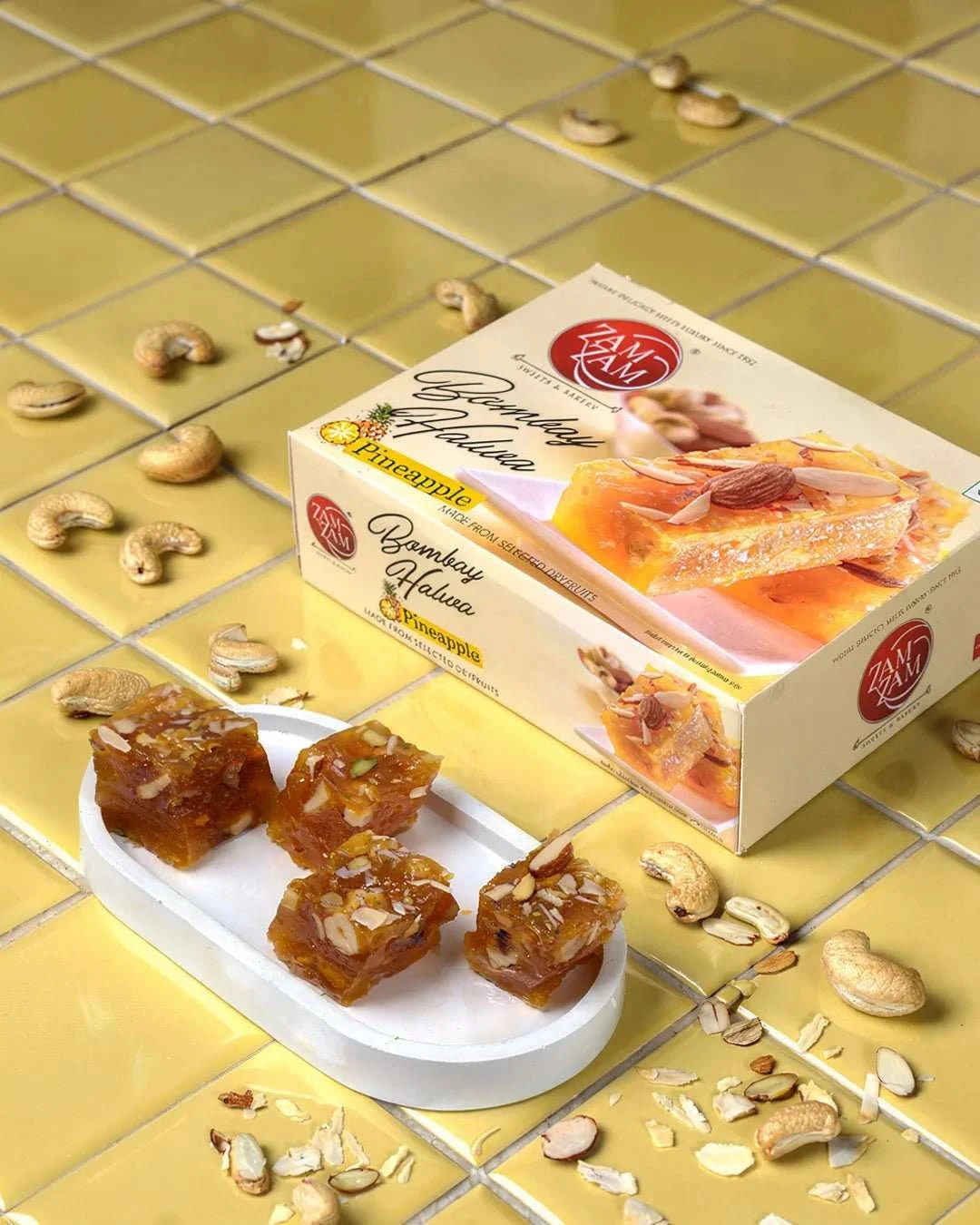 Bombay Pineapple Halwa - 250g - ZAMZAMSWEETS