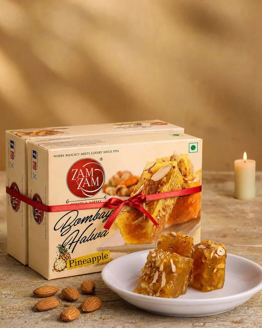 Bombay Pineapple Halwa - 250g - ZAMZAMSWEETS