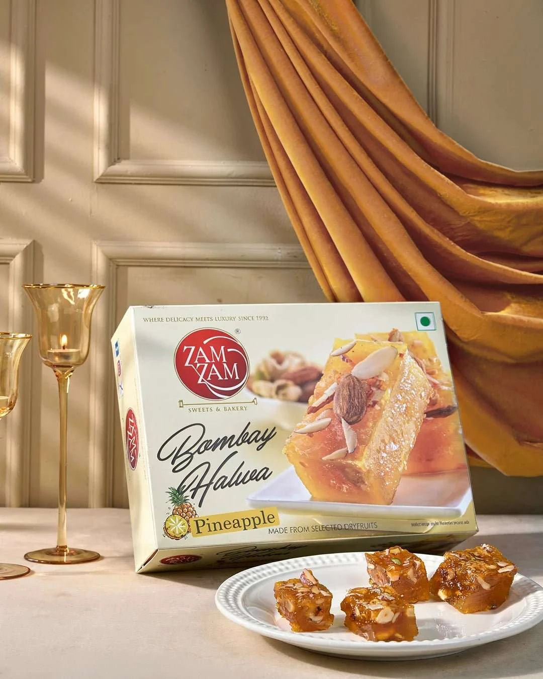 Bombay Pineapple Halwa - 250g - ZAMZAMSWEETS