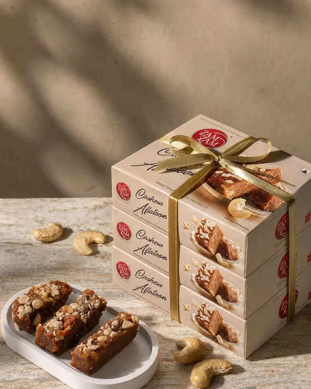 Cashew Aflatoon - 250g - ZAMZAMSWEETS