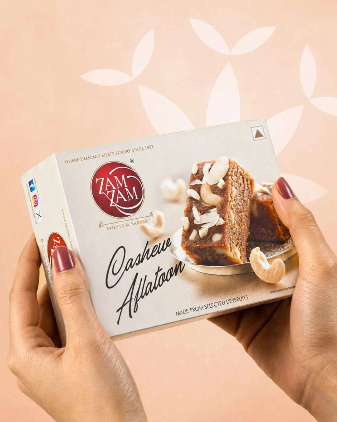 Cashew Aflatoon - 250g - ZAMZAMSWEETS