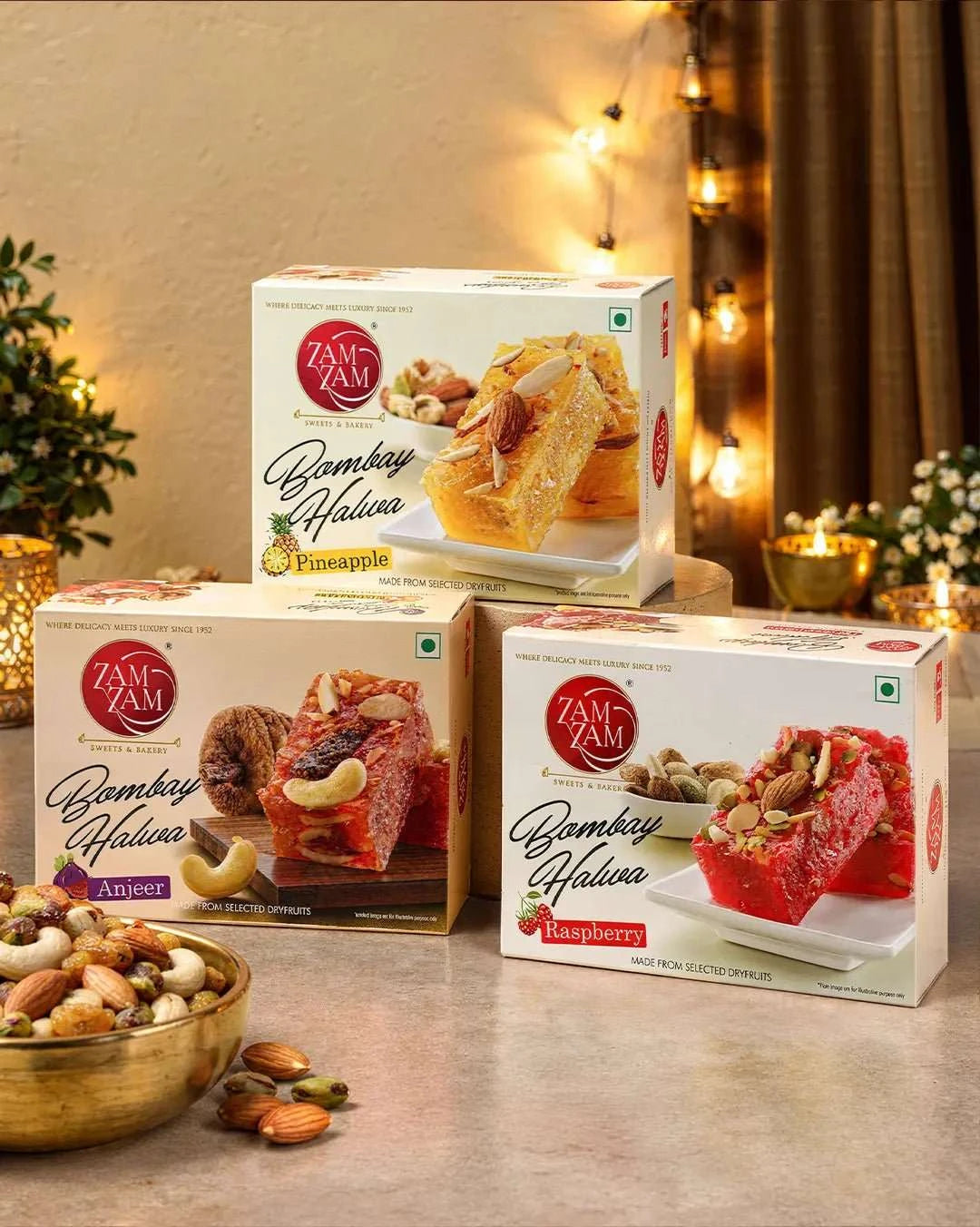 Fruit Fusion Halwa Combo - 750g - ZAMZAMSWEETS