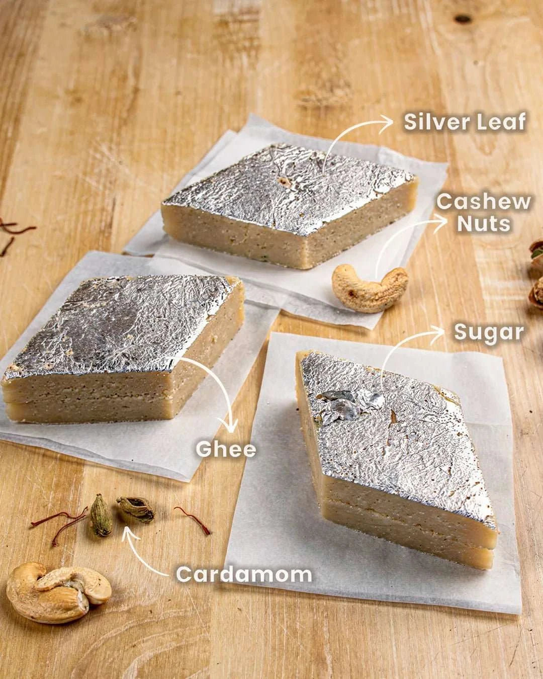 Kaju katli - 250g - ZAMZAMSWEETS