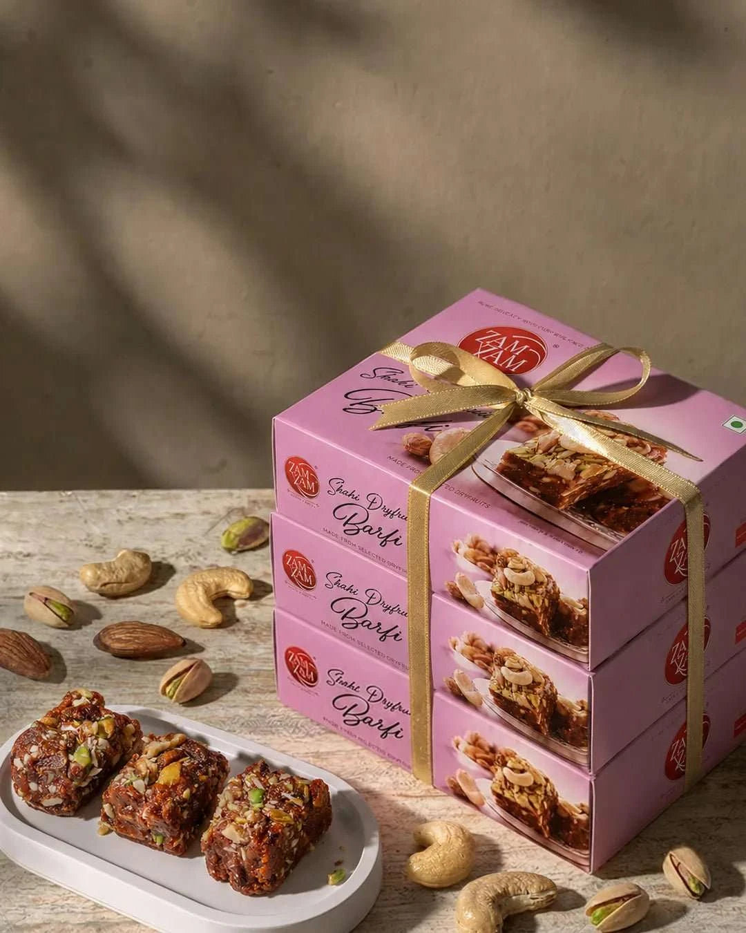 Shahi DryFruit Barfi - 250g - ZAMZAMSWEETS