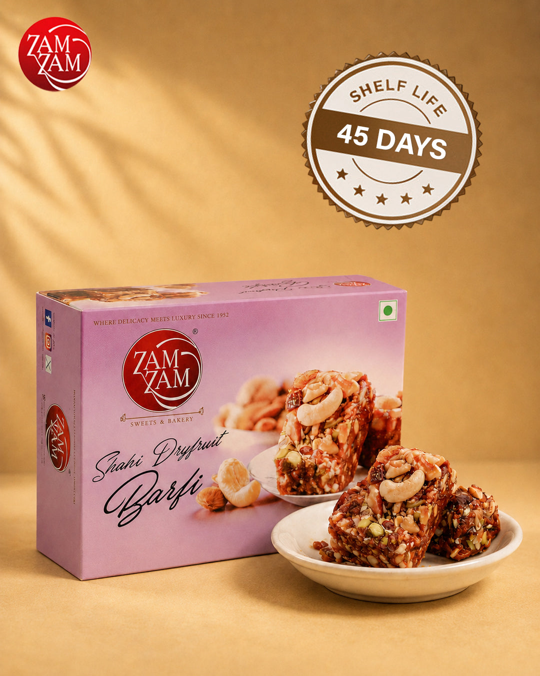 Shahi DryFruit Barfi - 250g