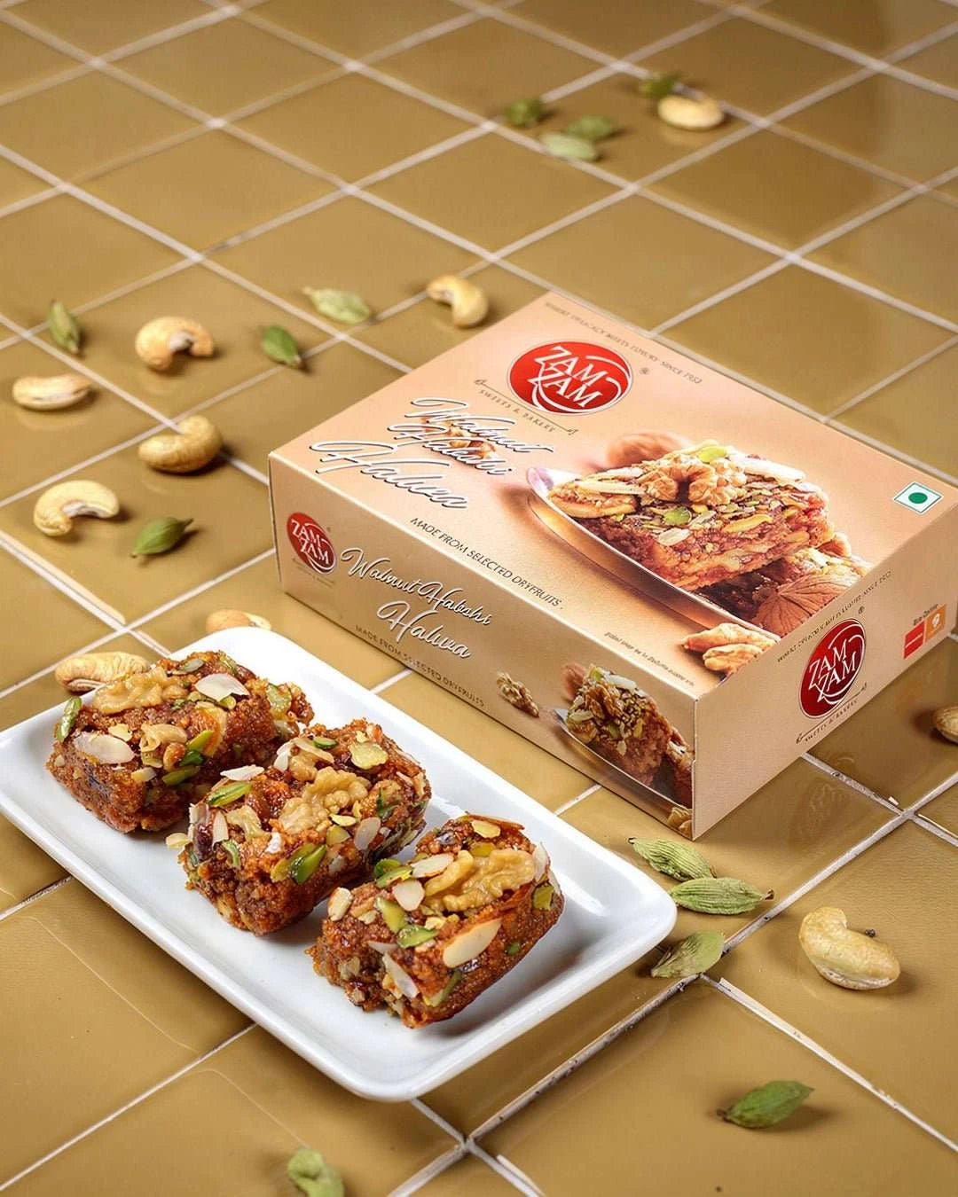 Walnut Habshi Halwa - 250g - ZAMZAMSWEETS