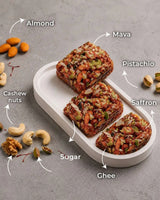 Zaffrani Dryfruit Barfi - 250g - ZAMZAMSWEETS