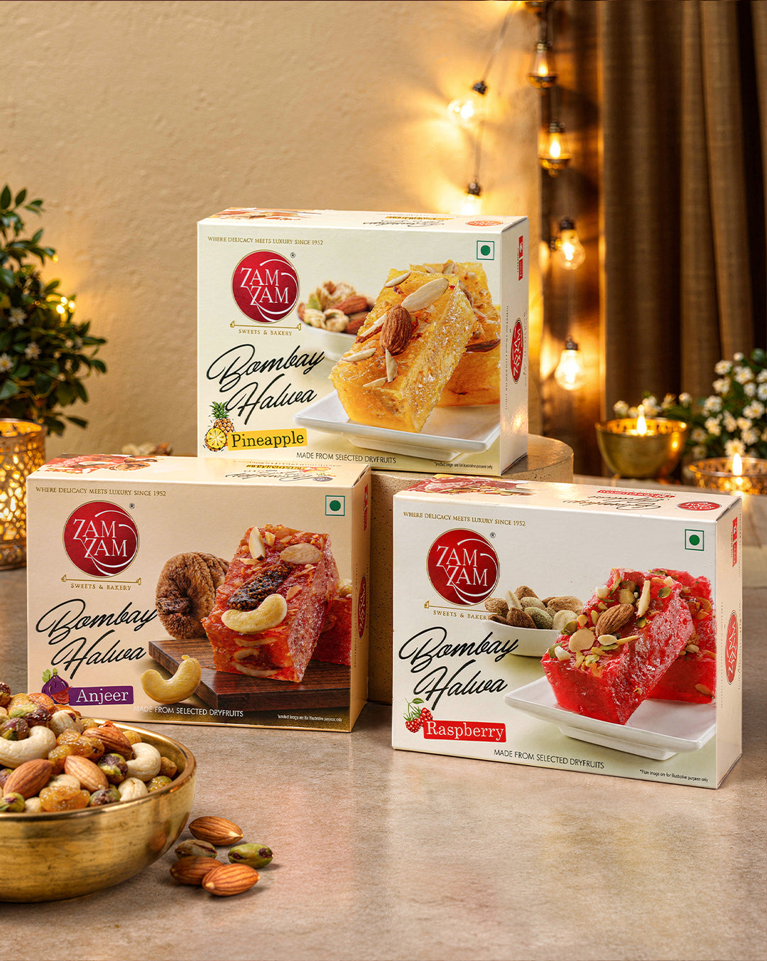 Fruit Fusion Halwa Combo - 750g